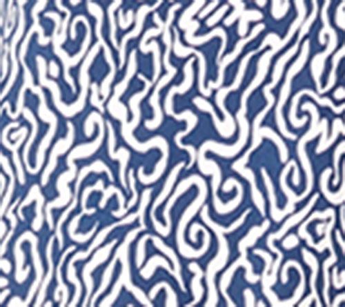 Susan Graver Regular Printed Liquid Knit Collared Midi Dress — View 9