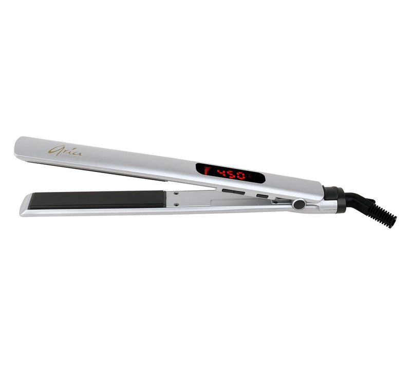 Aria Beauty 1" Digital Straightener with ExtraLong Plates — View 2