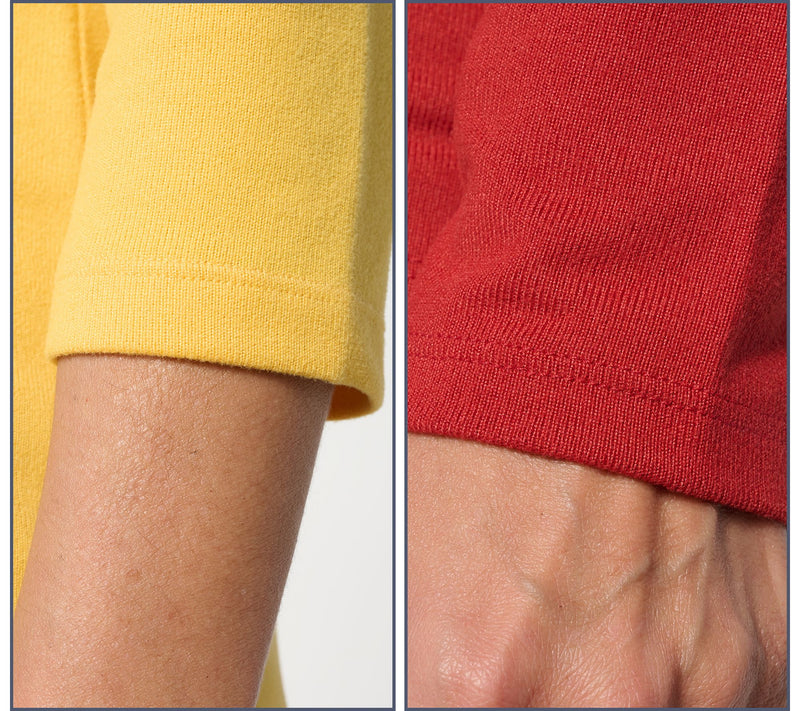 Denim & Co. Essentials Heavenly Jersey Variety 2-Pack Round Neck Tops — View 8