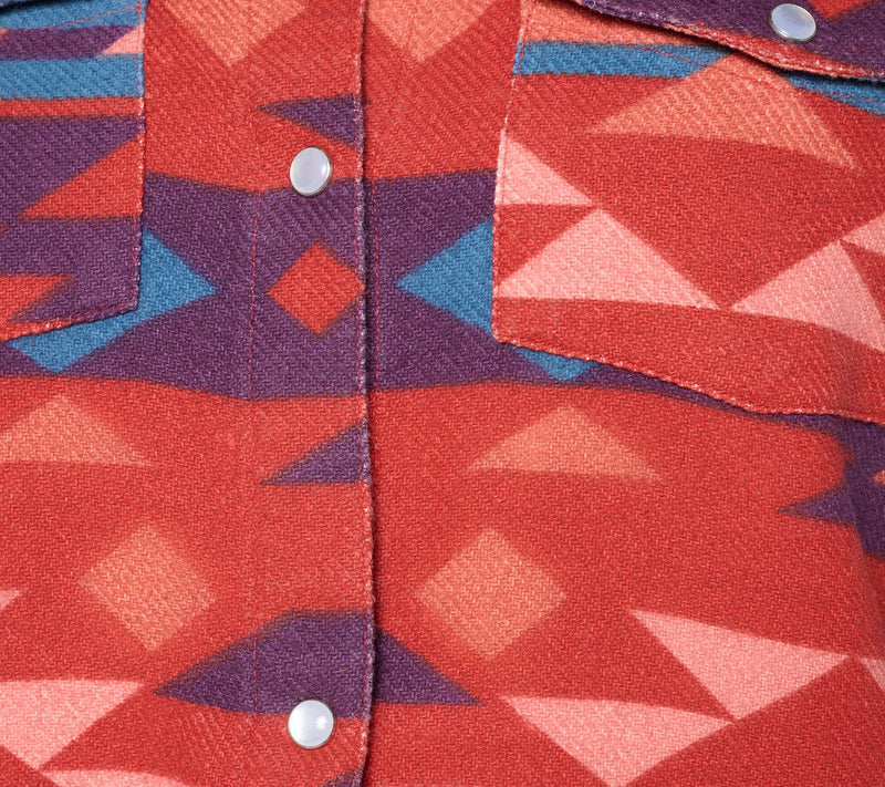 Denim & Co. Canyon Retreat Regular Jacquard Shacket — View 6