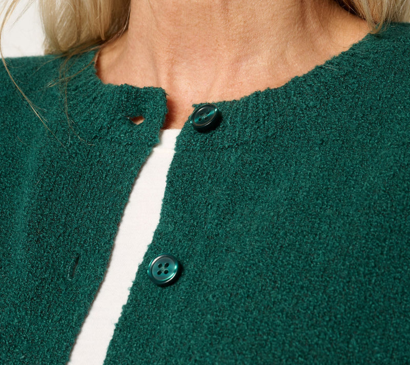 Me by Jennie Garth Pioneer Puff Sleeve Cardigan — View 6