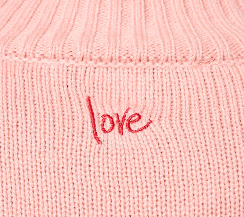 Peace Love World Cotton Turtleneck Color Block Pocket Sweater — View 6