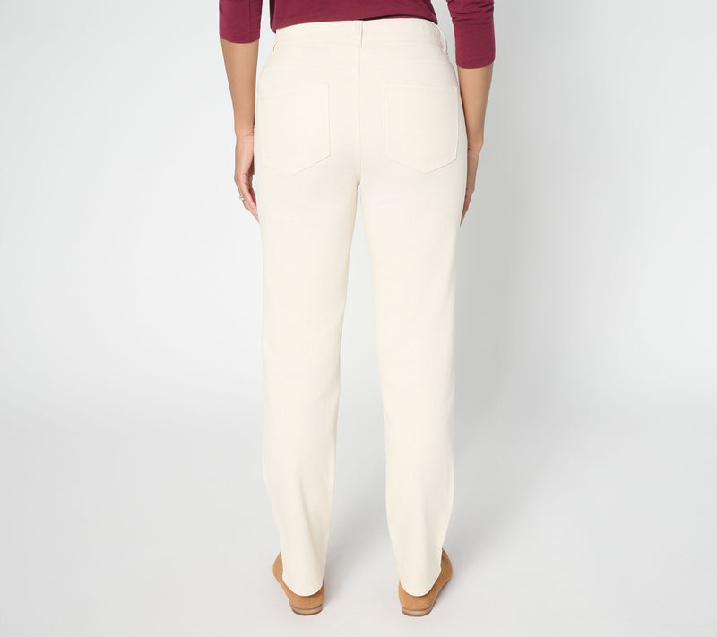 Denim & Co. Regular Color Classic Stretch Slim Straight Jean — View 4