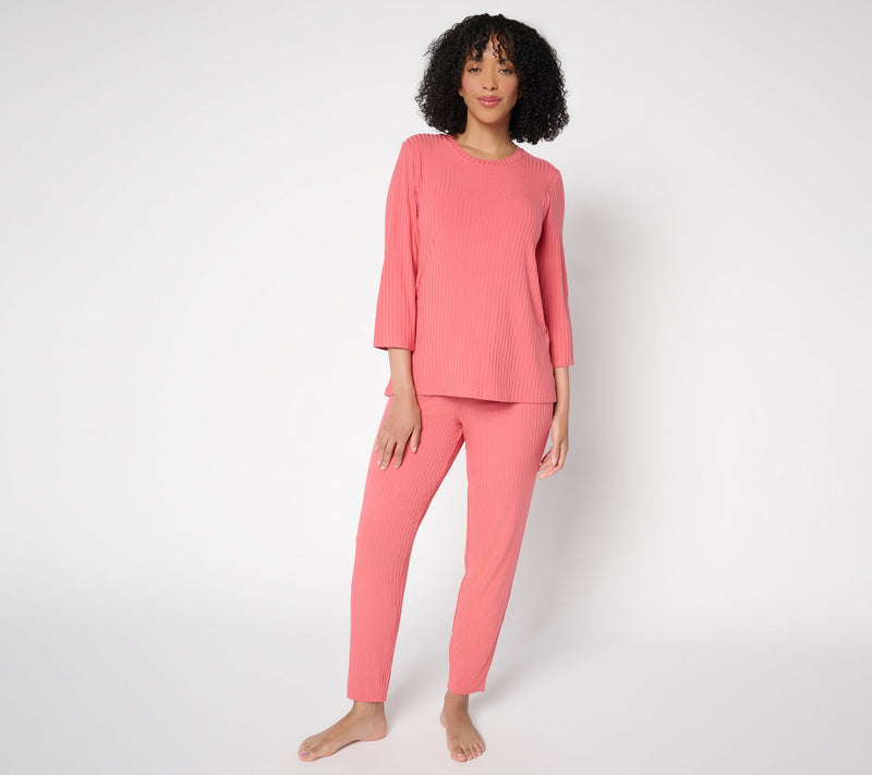 Modern Soul x Anybody Radiant Rib U-Neck Top with Support System — View 5