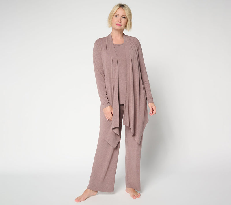 Modern Soul x Anybody Soothing Knit Jersey Waterfall Wrap — View 12