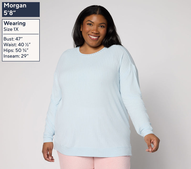 Modern Soul x Anybody Radiant Rib Pullover with Support System — View 2