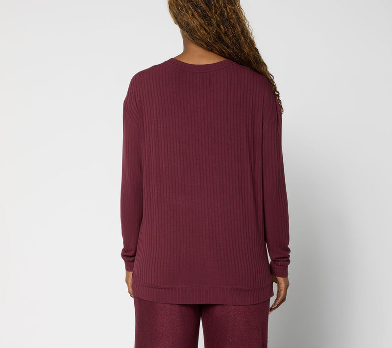 Modern Soul x Anybody Radiant Rib Pullover with Support System — View 4