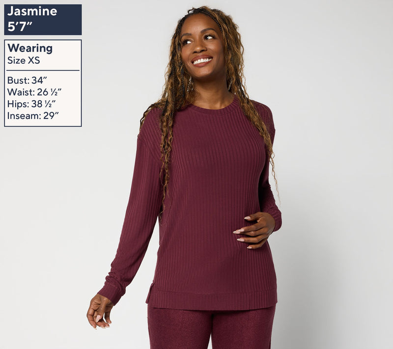 Modern Soul x Anybody Radiant Rib Pullover with Support System — View 3