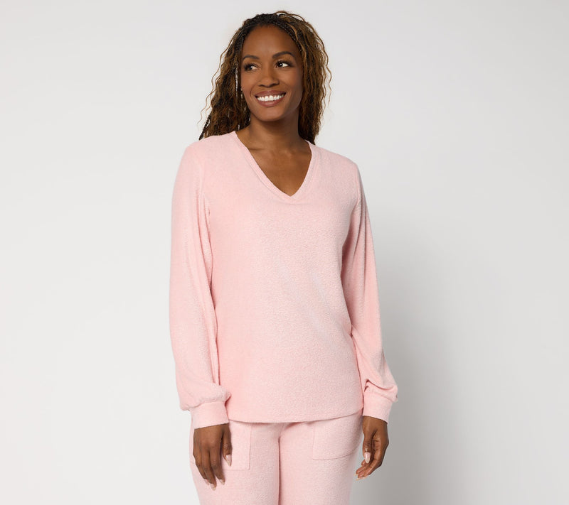 Modern Soul x Anybody Comfort Soul Knit Fleece Top w/ Support System — View 14