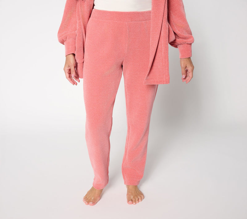 Modern Soul x Anybody Chenille Waffle Knit Tapered Lounge Pant — View 2