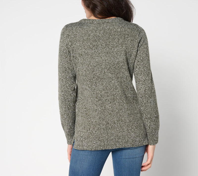 Belle by Kim Gravel Let's Get Cozy Gourdeous Glam Pumpkin Sweater — View 4