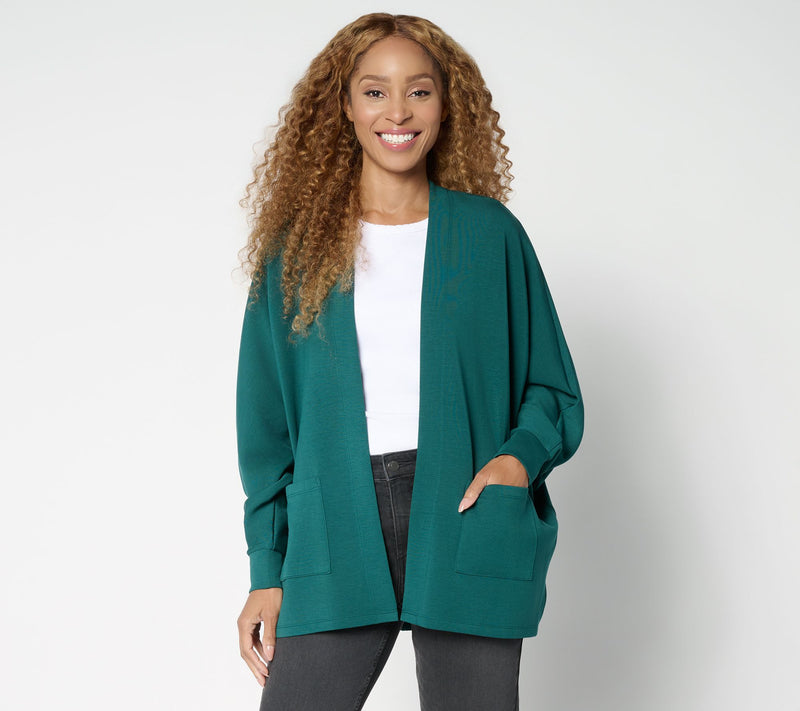 Belle by Kim Gravel ScubaLuxe Le Chic Bat Wing Cardi — View 14