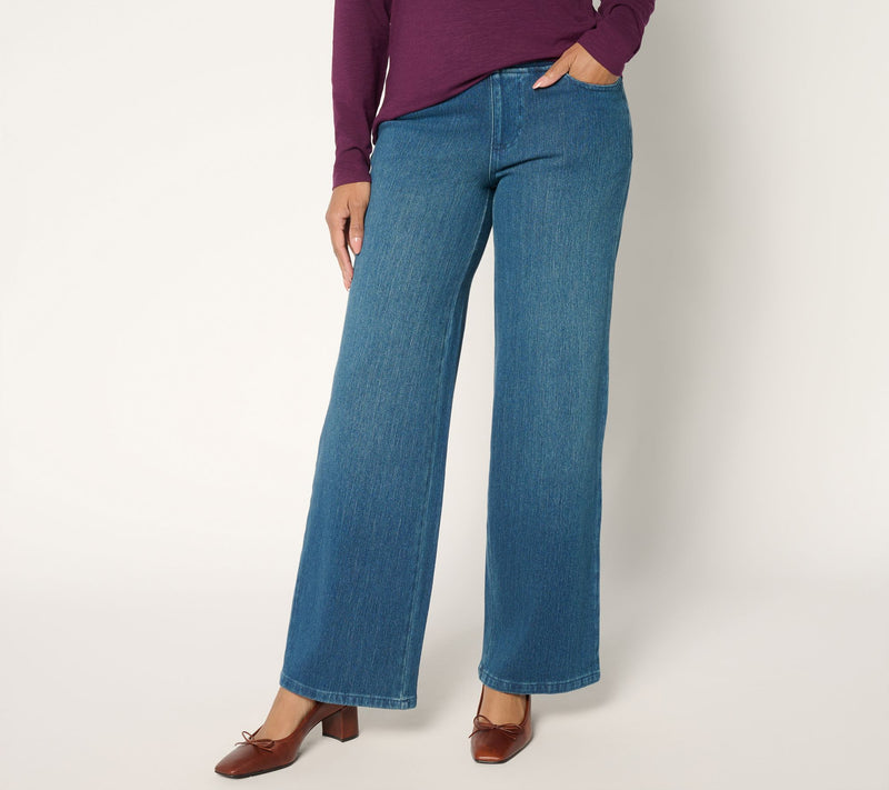 Belle by Kim Gravel Flexibelle Regular High Waist Jean — View 7
