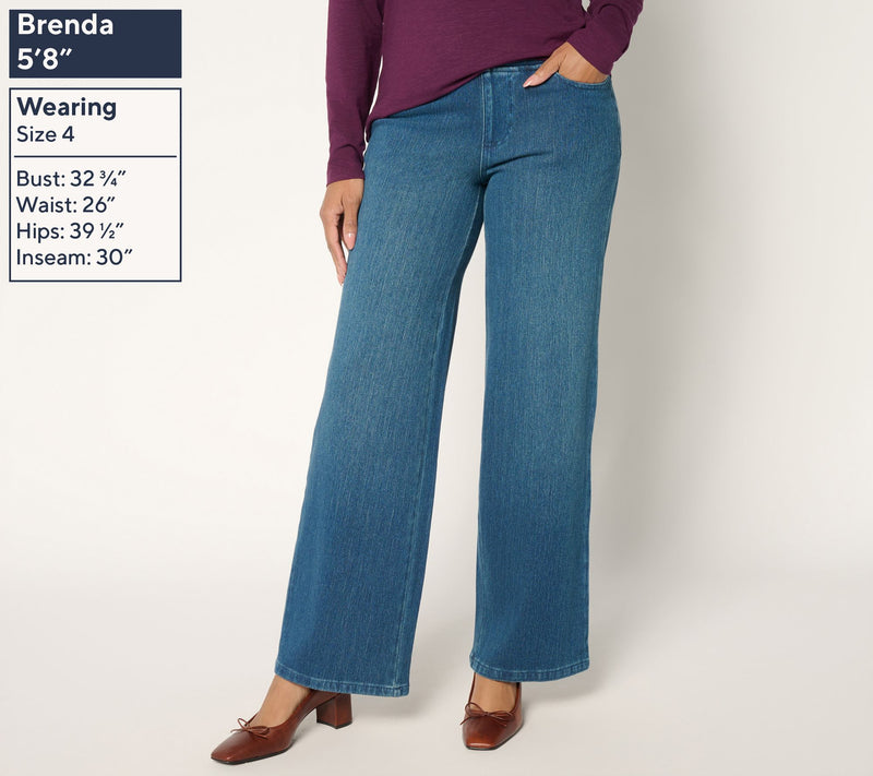 Belle by Kim Gravel Flexibelle Tall High Waist Jean — View 11