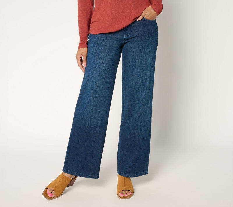 Belle by Kim Gravel Flexibelle Tall High Waist Jean — View 3