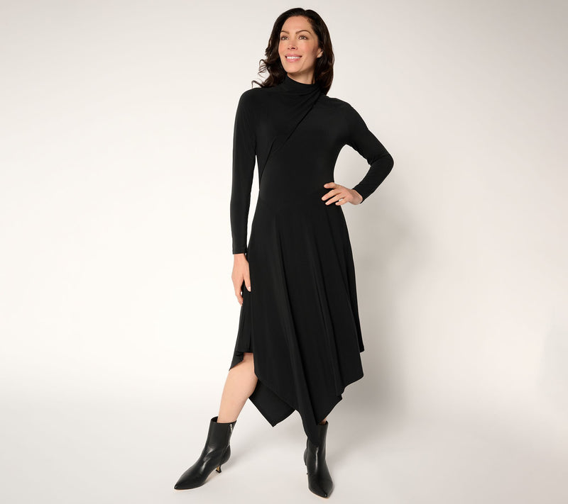 Me by Jennie Garth Regular Asymmetrical City Midi Dress — View 9