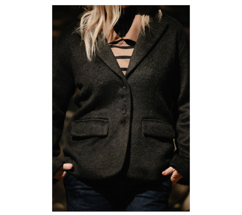 Me by Jennie Garth Downtown Faux Mohair Jacket — View 11