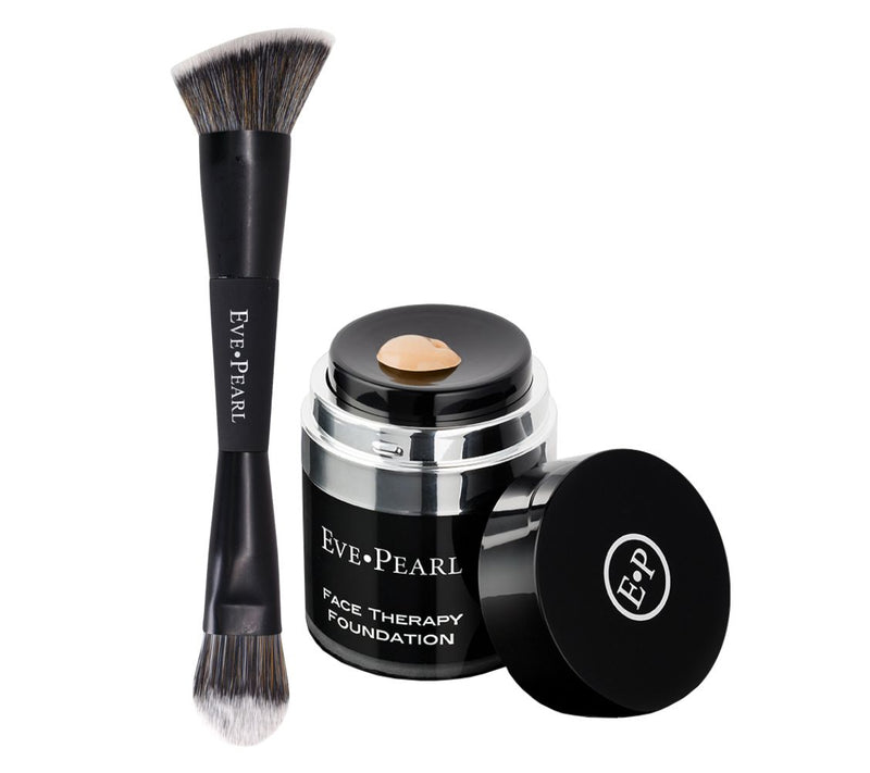 EVE PEARL Face Therapy Foundation & B201 Contour Blender Brush — View 9