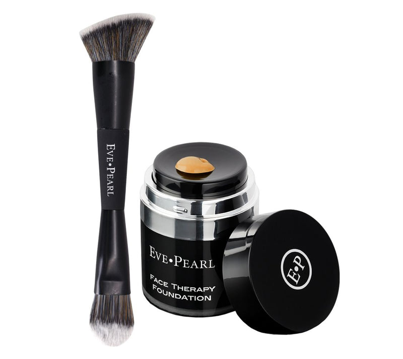 EVE PEARL Face Therapy Foundation & B201 Contour Blender Brush — View 11