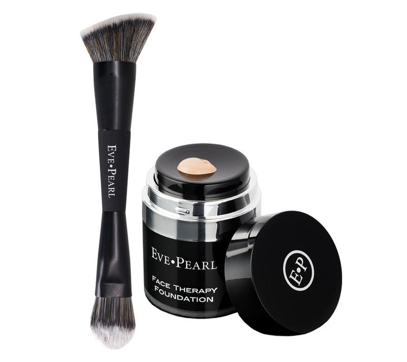 EVE PEARL Face Therapy Foundation & B201 Contour Blender Brush — View 13