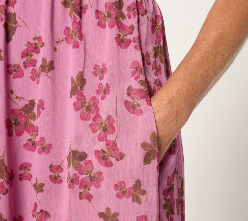 Ree by The Pioneer Woman Regular Printed Tiered Puff Sleeve Dress — View 5