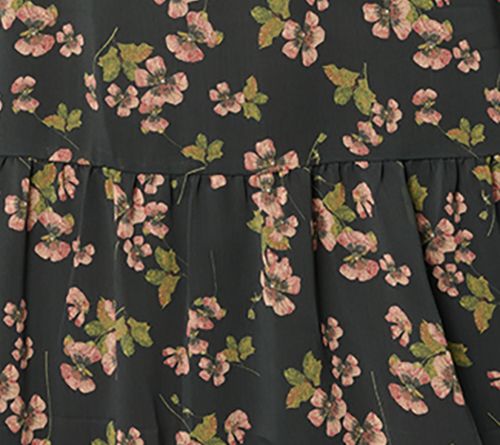 Ree by The Pioneer Woman Regular Printed Tiered Puff Sleeve Dress — View 11