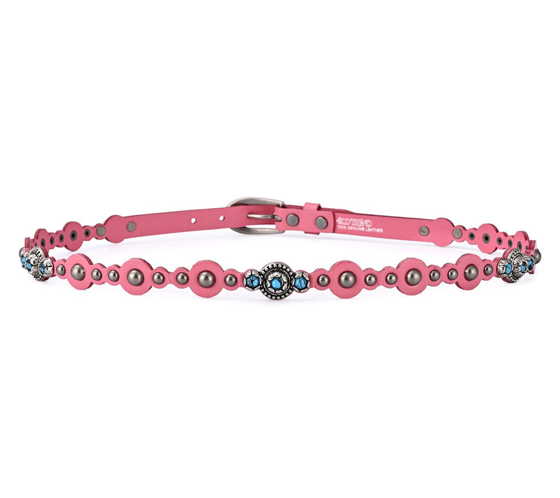 Old Trend Rosa Flourish Leather Belt — View 5