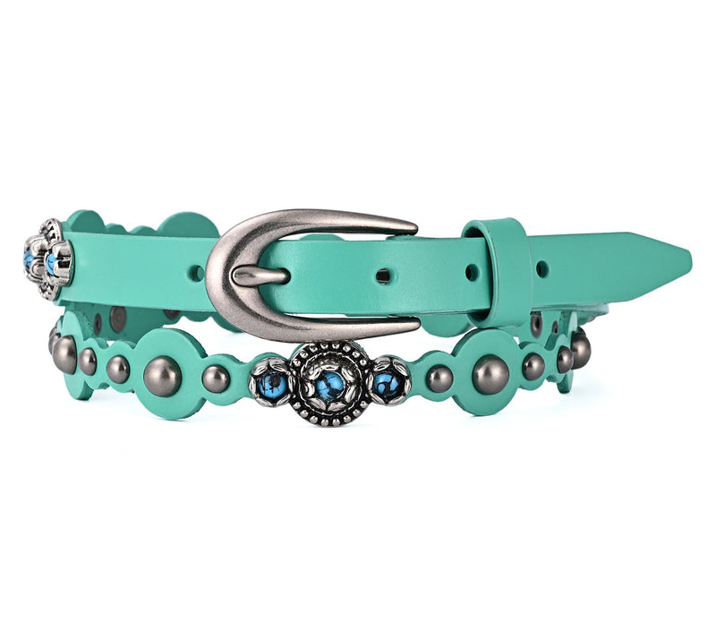 Old Trend Rosa Flourish Leather Belt — View 15