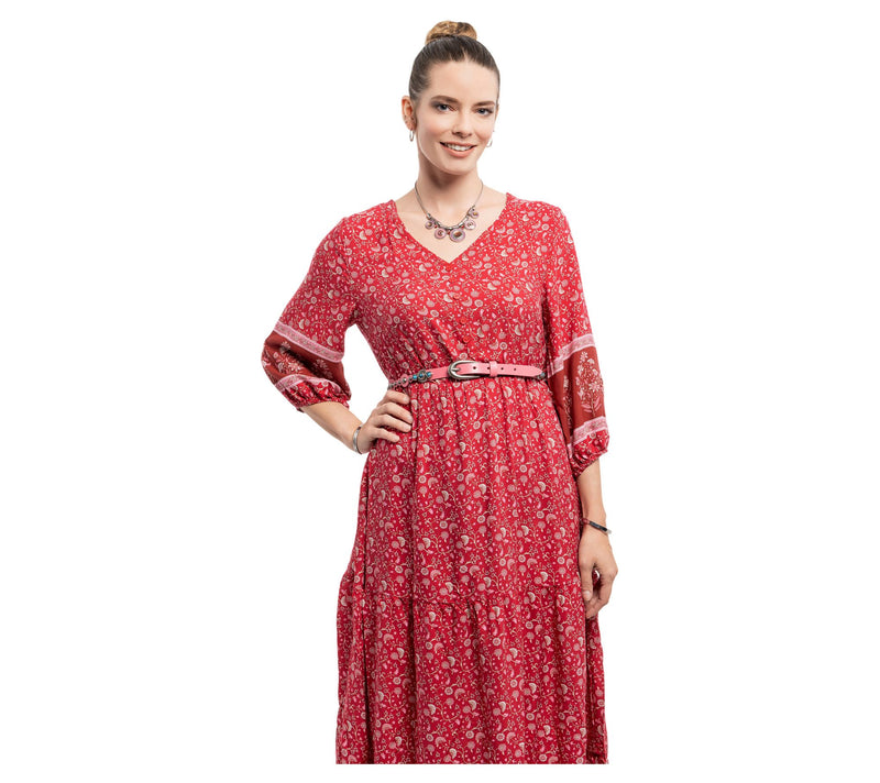 Old Trend Rosa Flourish Leather Belt — View 9