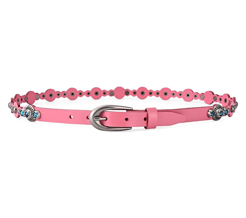 Old Trend Rosa Flourish Leather Belt — View 4