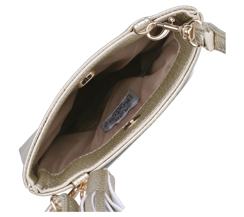 Julia Buxton Pebble Vegan Leather N/S Phone Wallet Crossbody — View 3