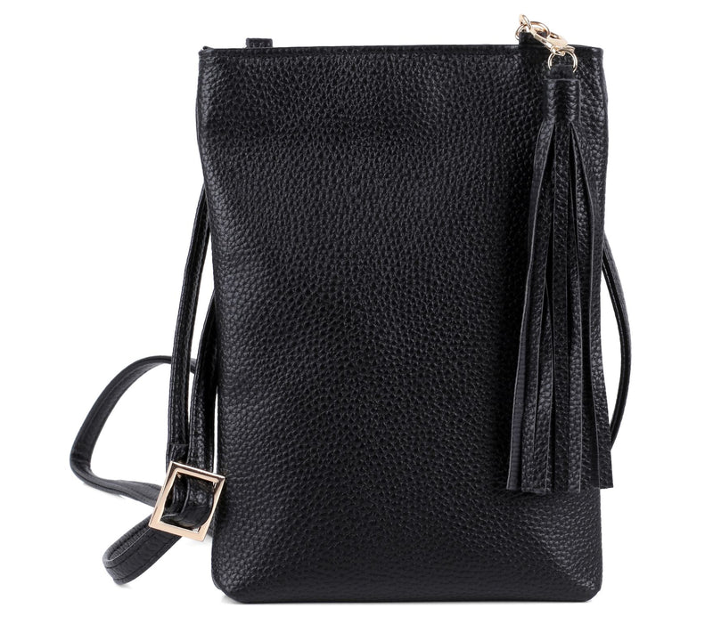 Julia Buxton Pebble Vegan Leather N/S Phone Wallet Crossbody — View 12
