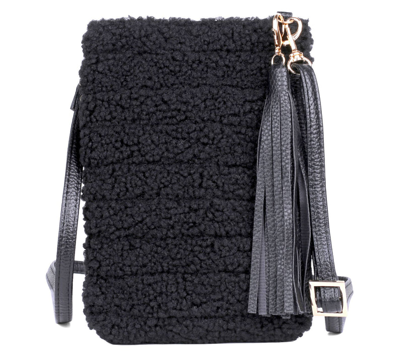 Julia Buxton Pebble Vegan Leather N/S Phone Wallet Crossbody — View 15