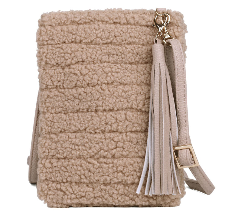 Julia Buxton Pebble Vegan Leather N/S Phone Wallet Crossbody — View 17