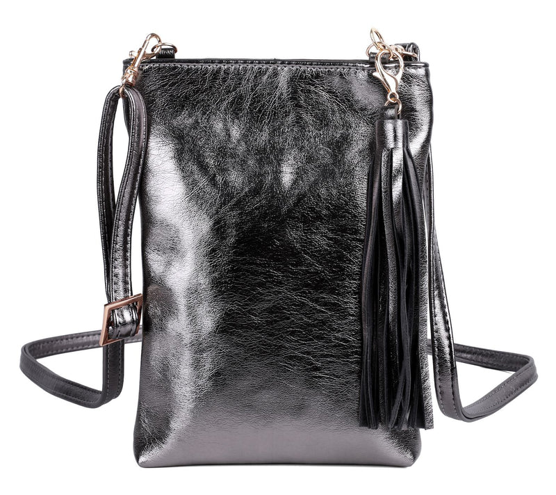 Julia Buxton Pebble Vegan Leather N/S Phone Wallet Crossbody — View 18