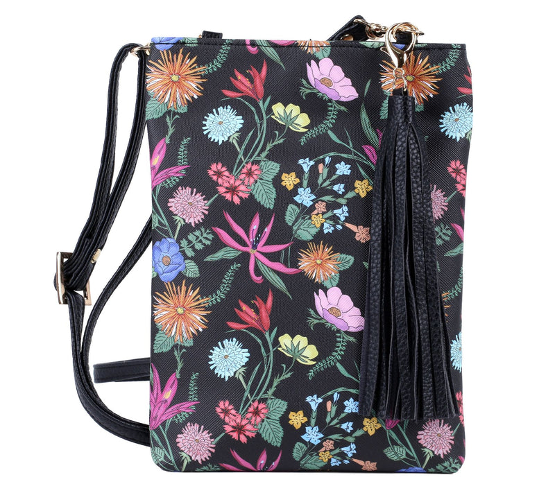 Julia Buxton Pebble Vegan Leather N/S Phone Wallet Crossbody — View 19