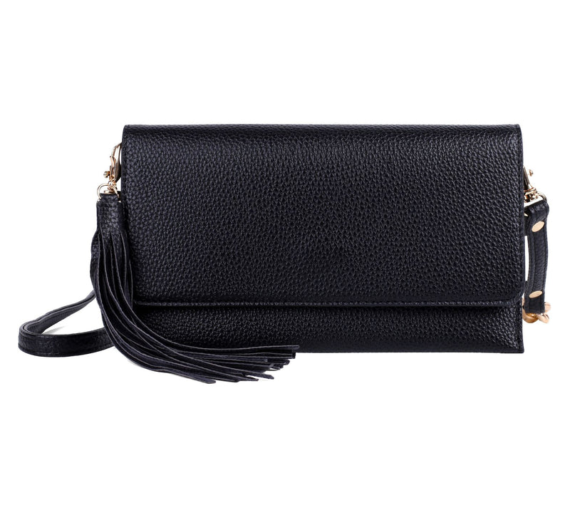 Julia Buxton Vegan Leather Phone Wallet w/ Crossbody Strap — View 11