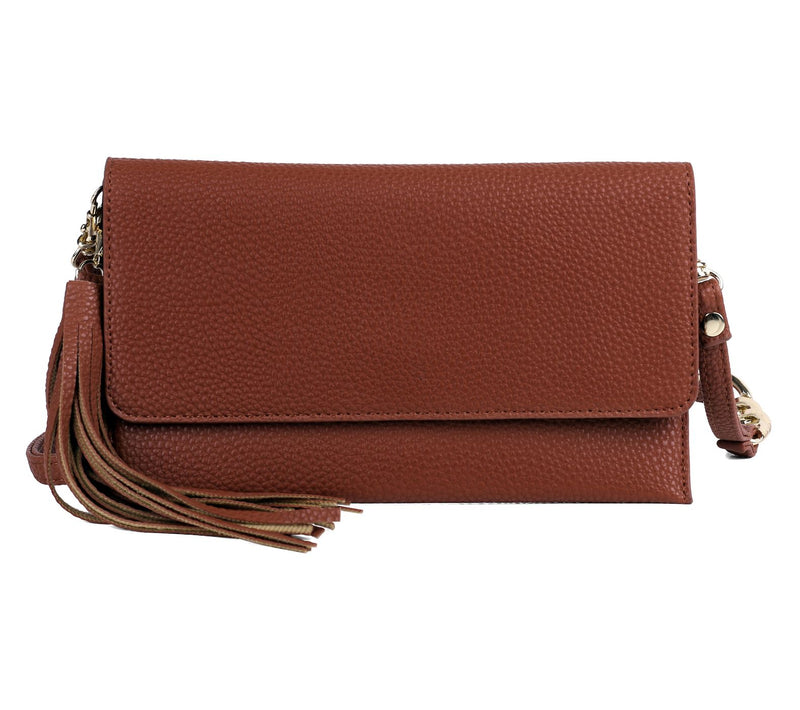 Julia Buxton Vegan Leather Phone Wallet w/ Crossbody Strap — View 17