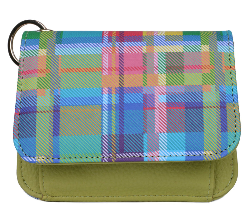 Julia Buxton Vegan Leather Mini Flap RFID CardCase — View 10