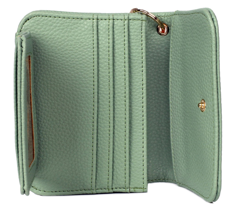 Julia Buxton Vegan Leather Mini Flap RFID CardCase — View 4