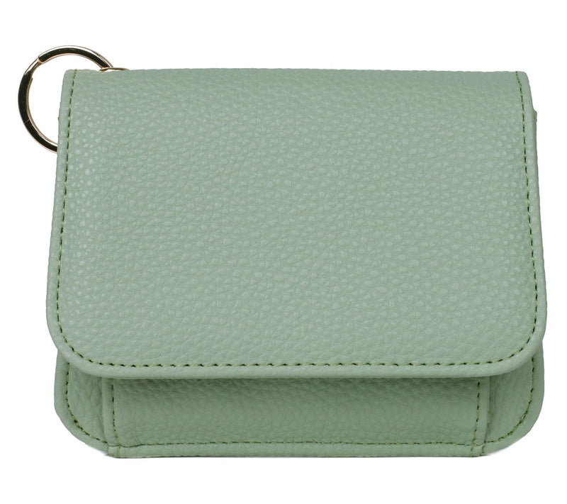 Julia Buxton Vegan Leather Mini Flap RFID CardCase — View 11
