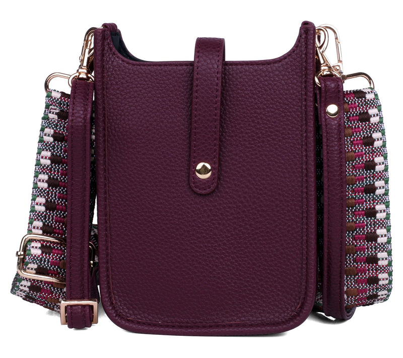 Julia Buxton Vegan Leather Guitar Strap Phone RFID Crossbody — View 25