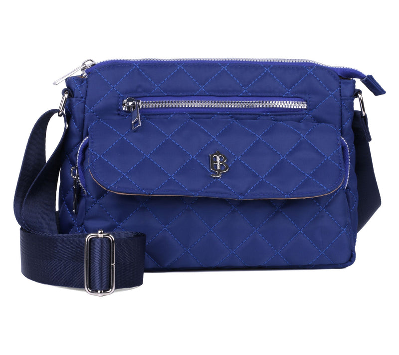 Julia Buxton Quilted Nylon Crossbody Bag — View 20