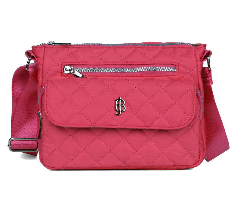 Julia Buxton Quilted Nylon Crossbody Bag — View 23