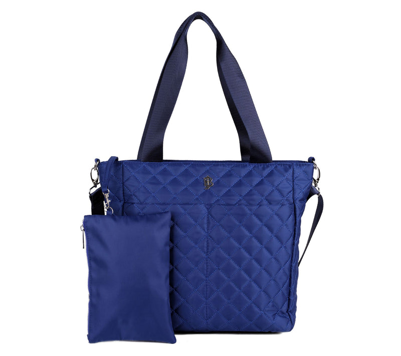 Julia Buxton Quilted Nylon Organizer Tote & ZipPouch — View 13