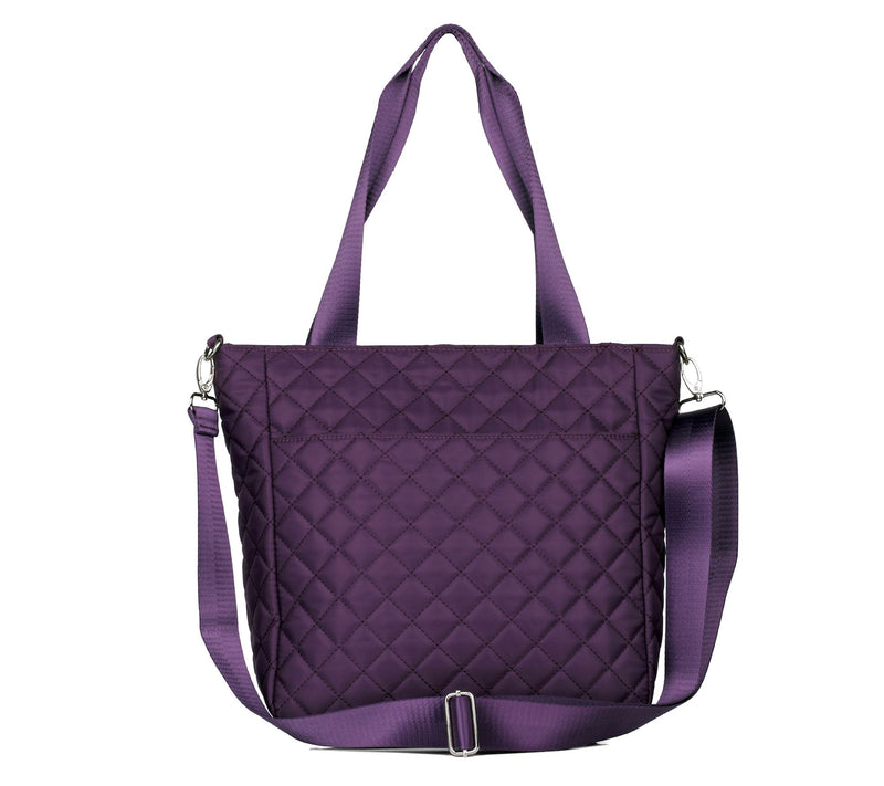 Julia Buxton Quilted Nylon Organizer Tote & ZipPouch — View 3