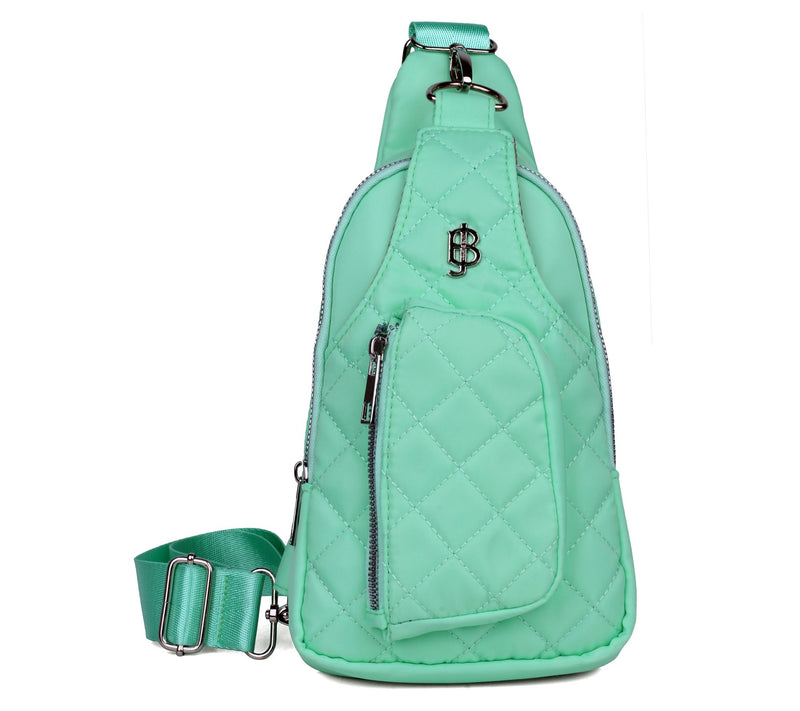 Julia Buxton Quilted Nylon Sling — Main view