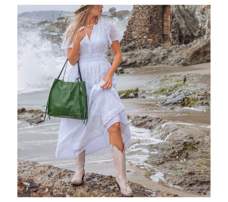 Old Trend Daisy Leather Tote with Coin Pouch & Crossbody Strap — View 26