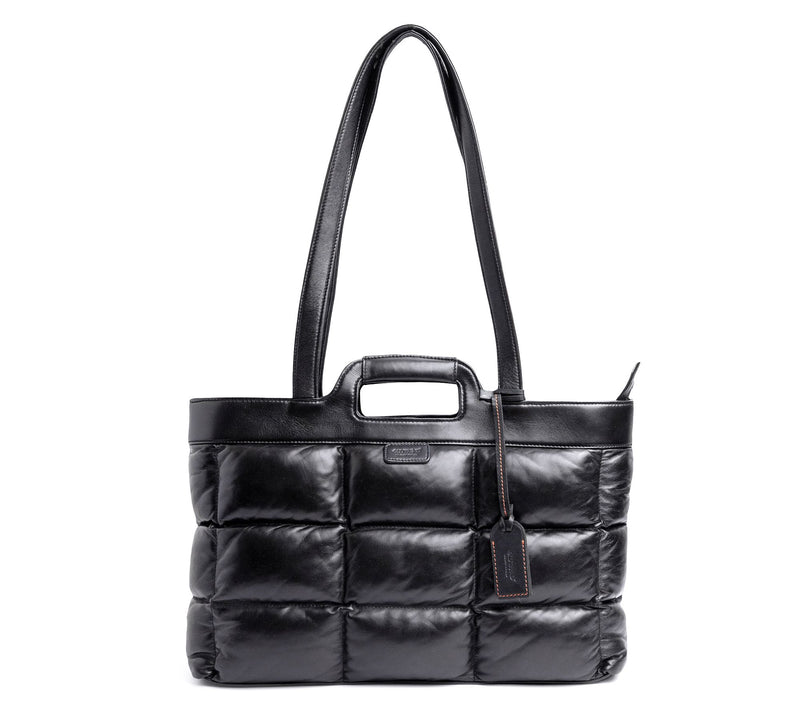 Old Trend Puffy Clover Leather Tote — View 19