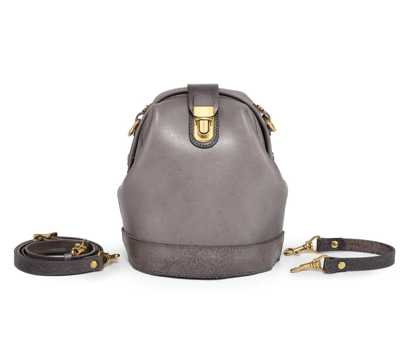 Old Trend Doctor Bucket Leather Bag with Crossbody Strap — View 26